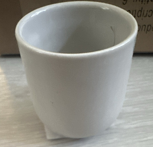 White ceramic stackable - ceramic,