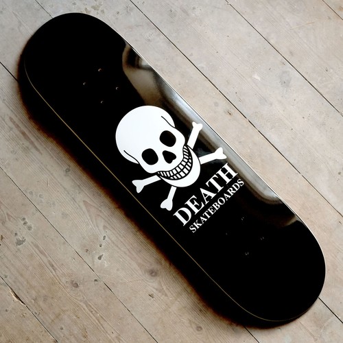 Death skateboards black - skateboards, og