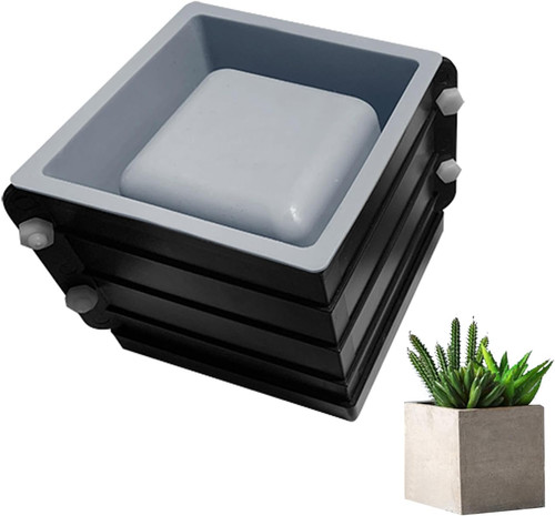 Silicone square concrete molds - concrete,