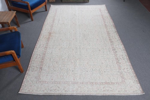 Vintage large rug 9x9 ft - rug, 5,9x9,8