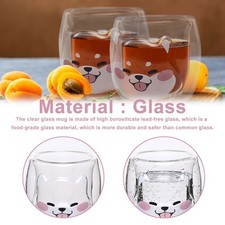Cartoon Animals Double Glass