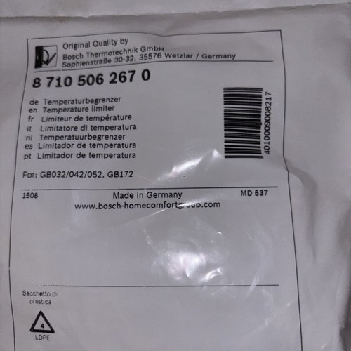Worcester bosch 87105062670 - worcester,