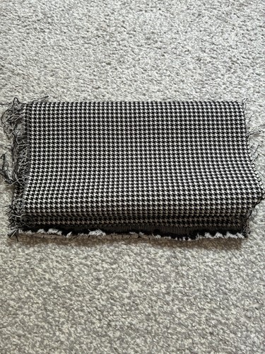 Black and white boucle - black,