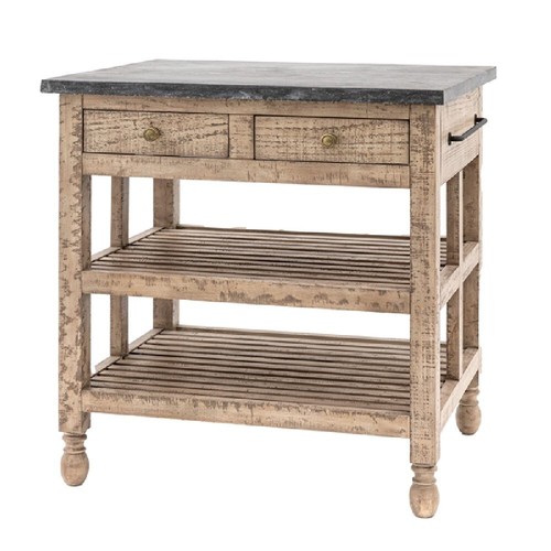 Kitchen island drawer - kitchen,