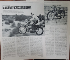1968 Maico Motocross Prototype Motorcycle 2p Print Article 