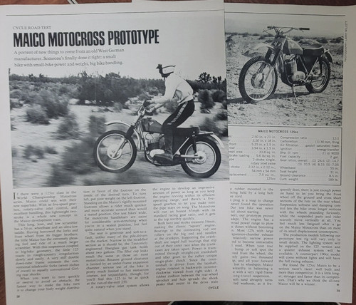 1968 maico motocross prototype - maico,