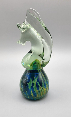 Paperweight mdina seahorse - -,