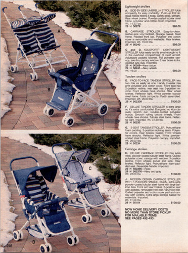 Vintage 1980s baby stroller - vintage, &