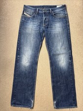 Diesel Larkee Straight Leg Denim Jeans 0074W Mens W35 L32 (3121)