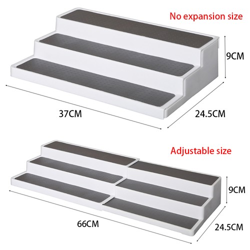 Adjustable shelf tiers step - tiers,