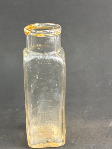 61622 old antique glass bottle - antique,