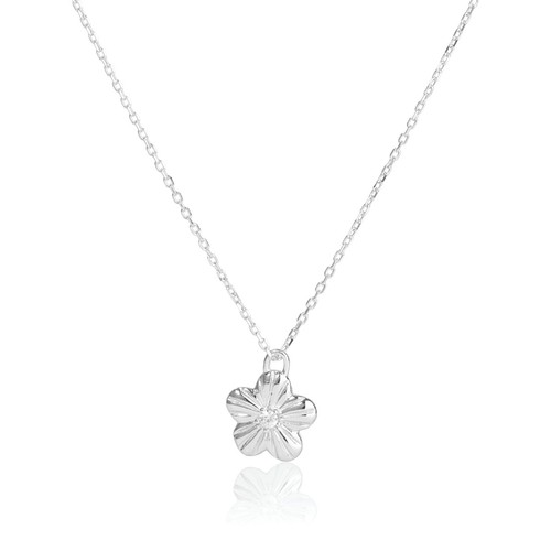Sterling silver flower cubic - sterling,