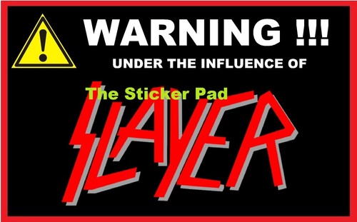Vinyl sticker slayer heavy - sticker,