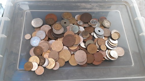 1kg mixed world coins job - coins,