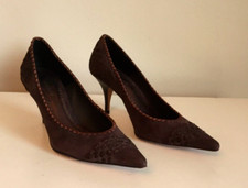 JAEGER Brown Suede Court Shoes, Heels, UK 5, EU 38, Worn Twice