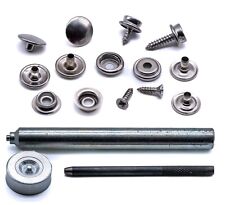 Stainless steel press snap