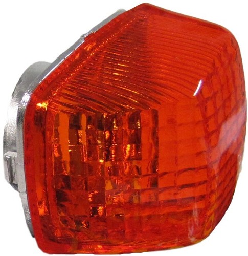 Indicator lens front amber - lens,