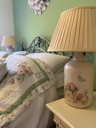 Rustic lamps cycled - up, glass