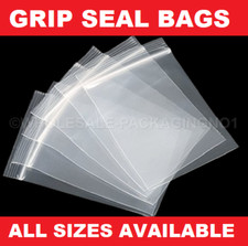 GRIP SEAL BAGS SELF RESEALABLE