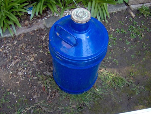 Vintage castrol oil can drum - can,