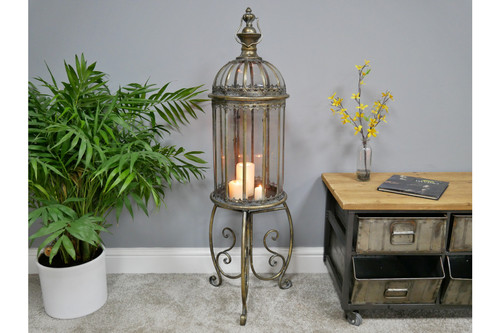Large antique gold - large, floor