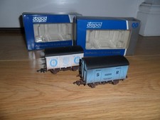 Pair of Weathered Dapol Wagons for Hornby OO Gauge Model Railway Train Sets