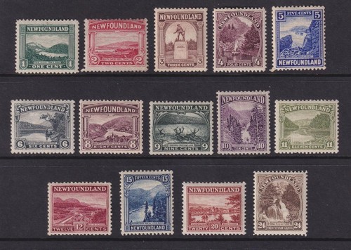 Newfoundland 1923 set - newfoundland, gv