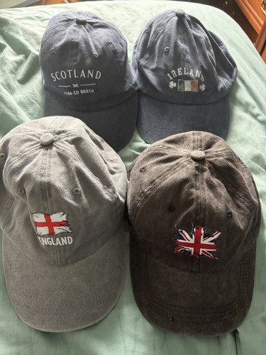 Country flag baseball caps - 4x,