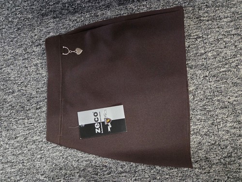 Girls brown school skirt - skirt, age