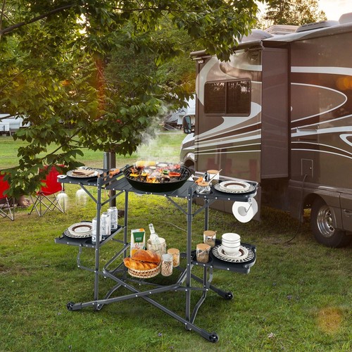 Camping kitchen table - camping,