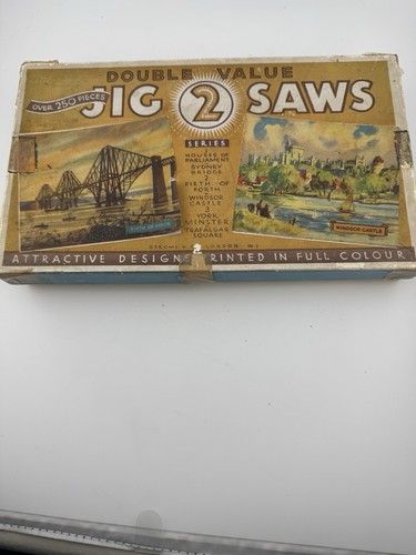 Vintage jig saw - puzzles, x2