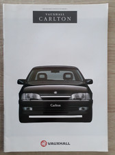 Vauxhall Carlton Brochure 1993 - Saloon Estate L GL CD CDX GSi Diplomat Lotus
