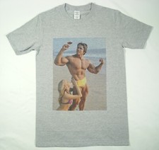 Arnold Schwarzenegger Grey T-shirt sizes Small-3XL bodybuilding