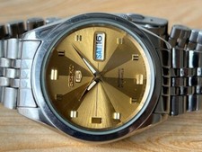 Seiko 5 Gold Dial 7s26-00x0