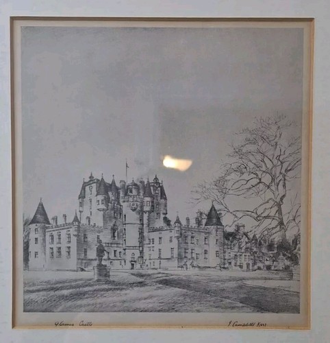Glamis castle forfarshire - glamis, castle,