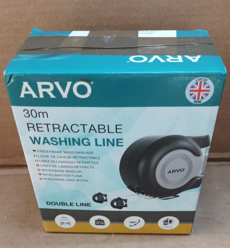 Retractable washing line wall - washing,