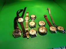 10 Vintage Ladies Wind Up Wristwatches 4 Working