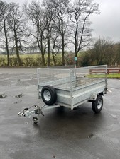 Used/Secondhand  6x4 goods trailer with mesh cage sides