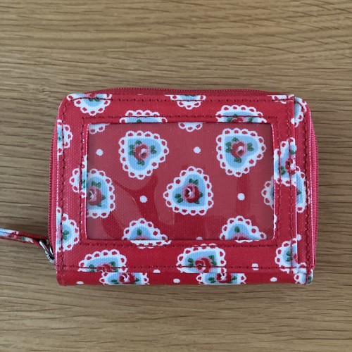 Cath kidston red zip purse - red,