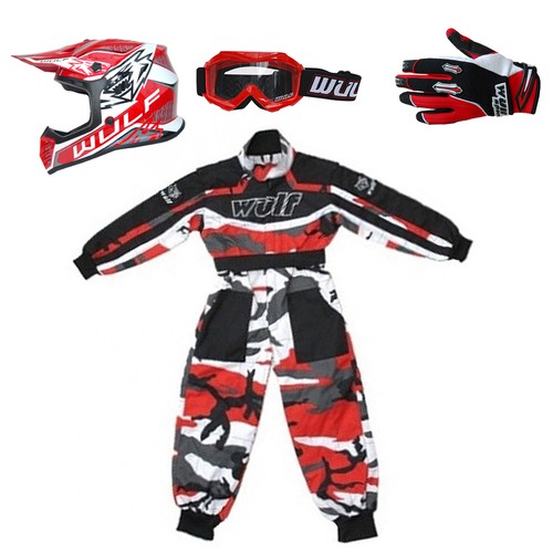 Wulfsport air red kids - red,
