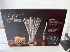 Set Of 6 Footless Champagne