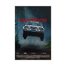 Audi Quattro Rally Car Vintage