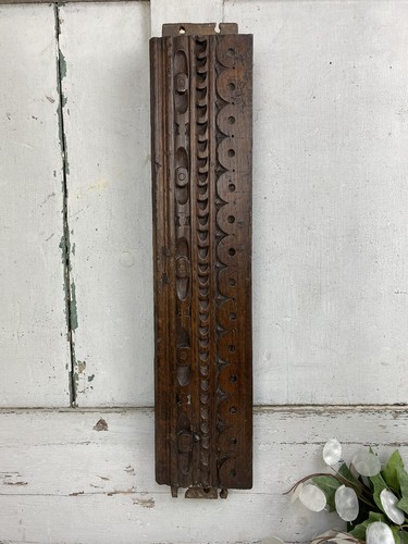Carved oak panel 17th - carved,