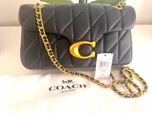 Coach tabby quilted black - coach, 26
