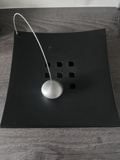 IKEA Vintage KNYCK Napkin Paper Towel Holder Black Metal Ball 