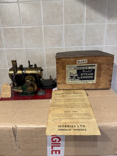 1937 hobbies se3 steam engine - se3,
