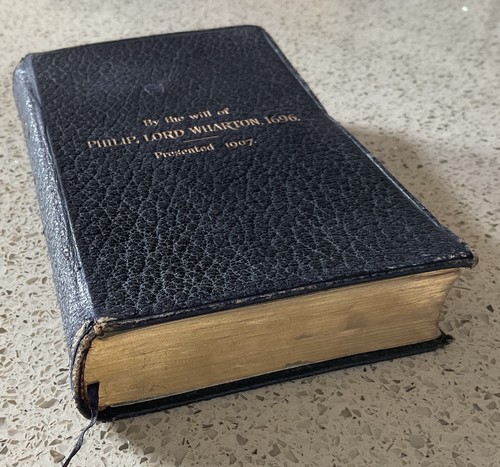 Common prayer book - common, presented