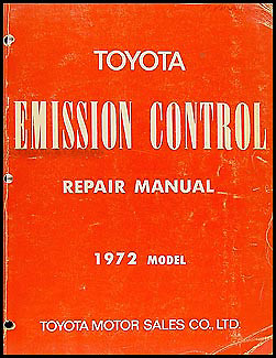 1972 toyota emission - emission, control