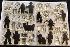 Silhouette people children