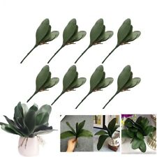 Artificial Butterfly Orchid Leaf Flower Fake Plant Home Decor Wedding Party Gift